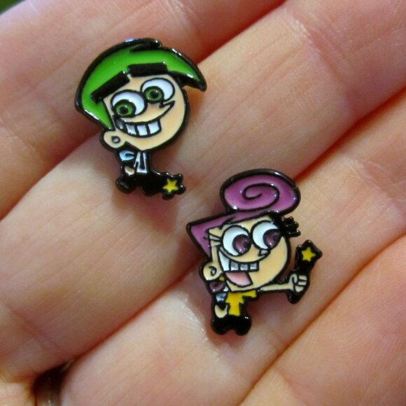 Cosmo & Wanda Earrings~Hypoallergenic - Picture 4 of 4